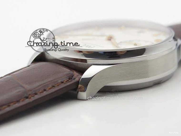 MIROTIME 0303 MoistureWicking Portuguese Real PR IW500704 ZF 1:1 Best Edition On Brown Leather Strap A52010 V 7311